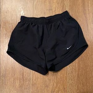 black nike shorts